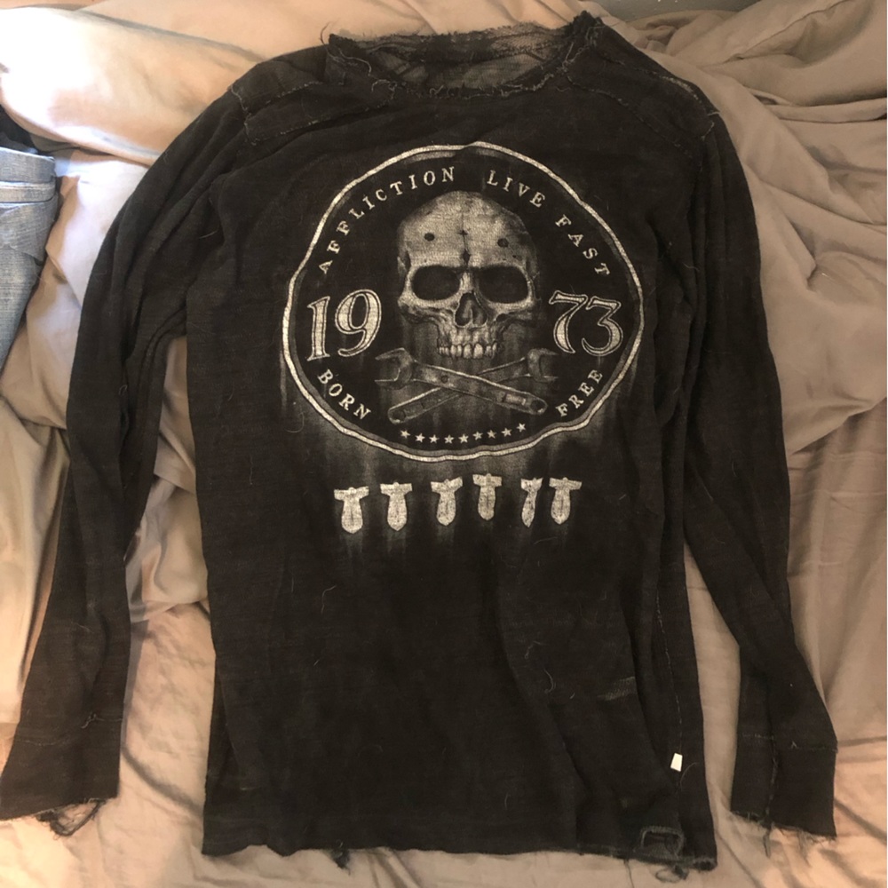 Black Affliction Live Fast Reversible Thermal